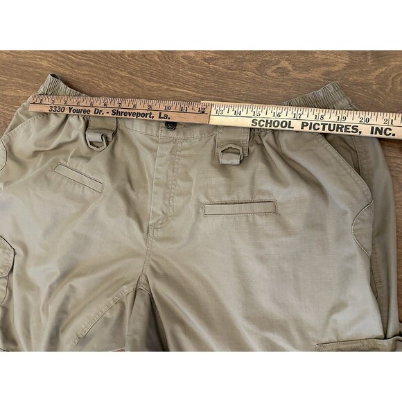 LAPG Pants Women's 24 Short Khaki Coyote Stretch Tactical Rip Stop Resistant - Picture 7 of 10